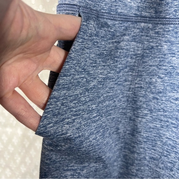 Aerie Offline Heather Blue The Hugger Foldover Flare Pants - Picture 3 of 6